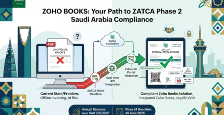 zoho books zatca